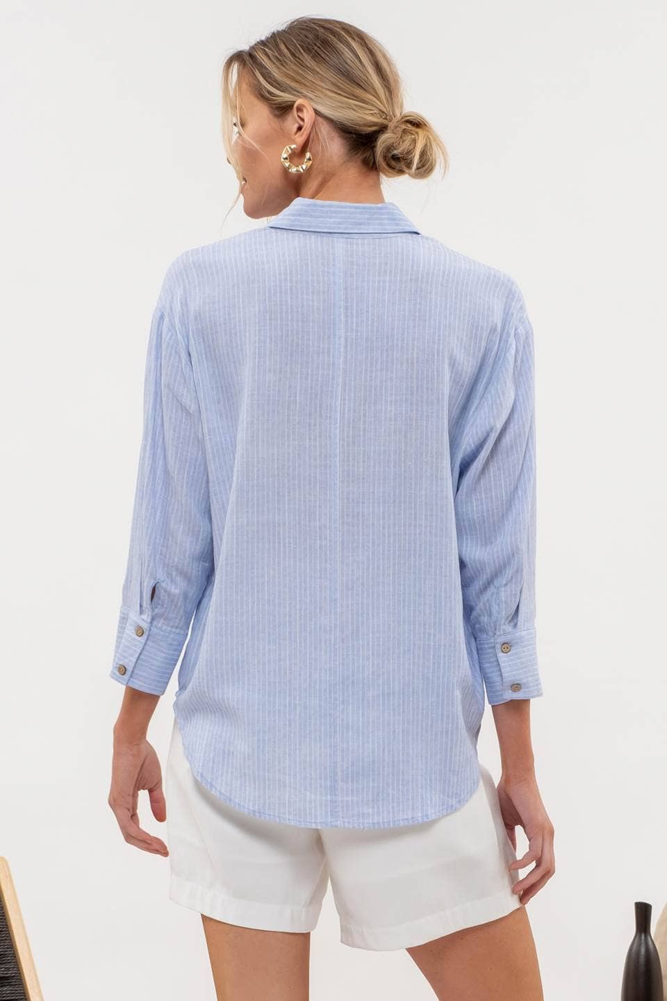 The Best Button Down-Blue