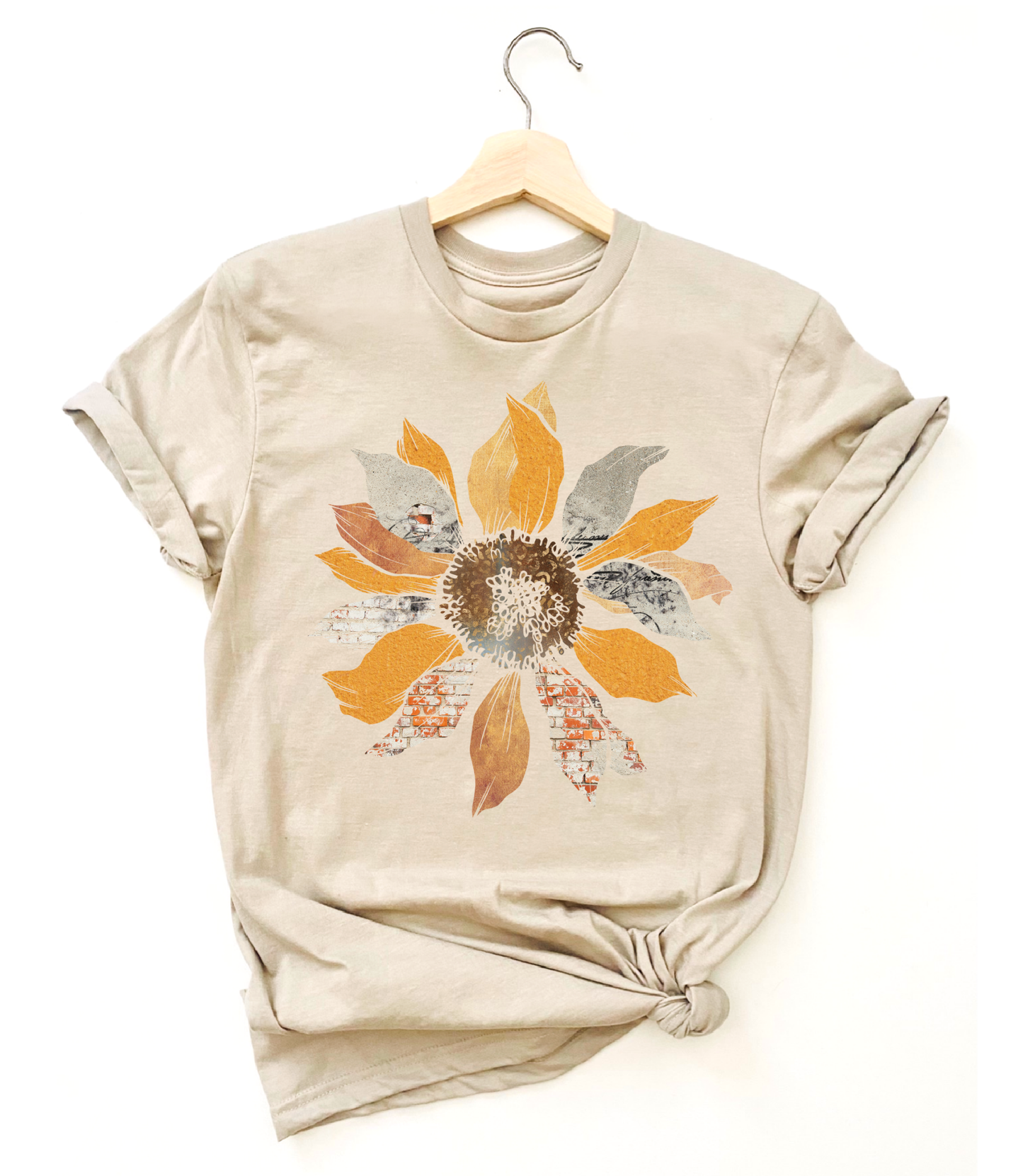 Grunge Sunflower T-Shirt