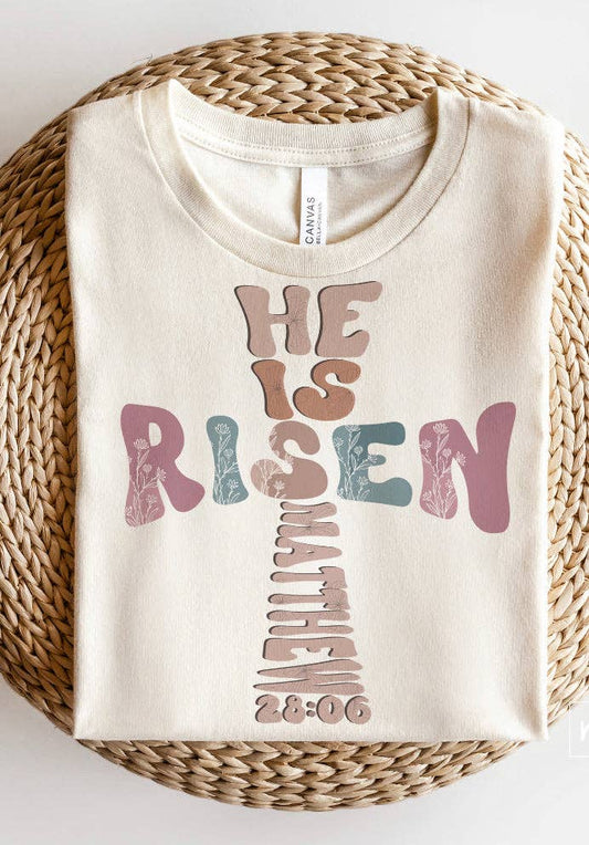 He is Risen Cross T-Shirt