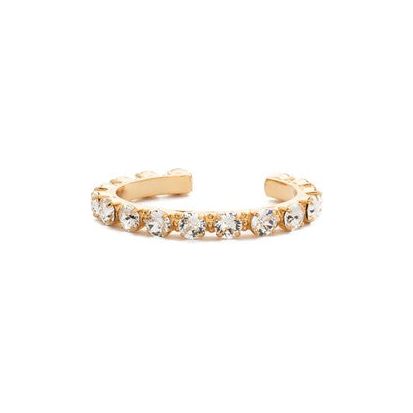 Riveting Romance Cuff Bracelet - Crystal