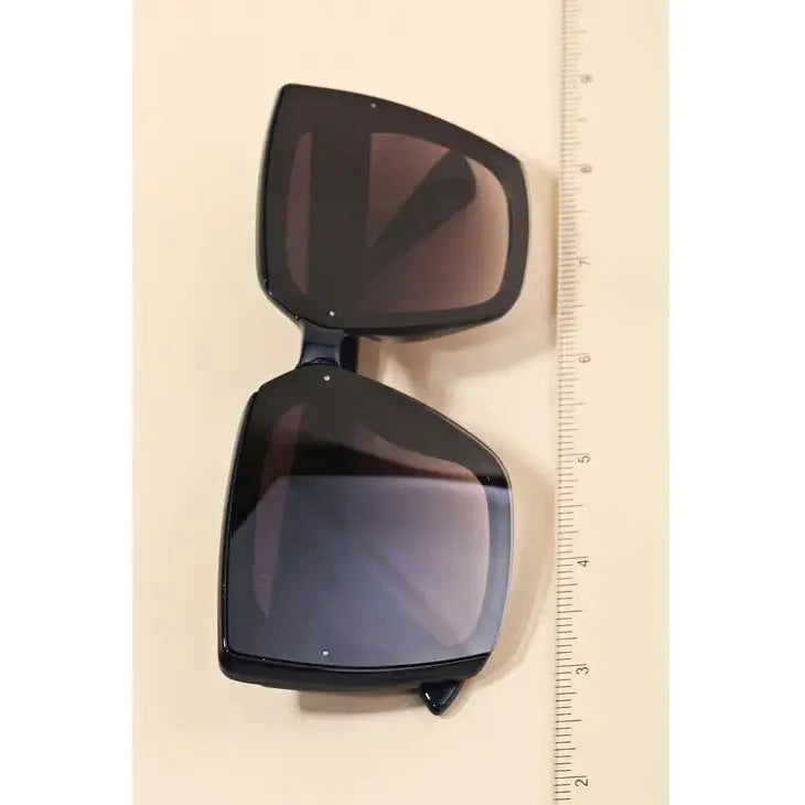 Oversized Thick Frame Square Fashion Sunglasses